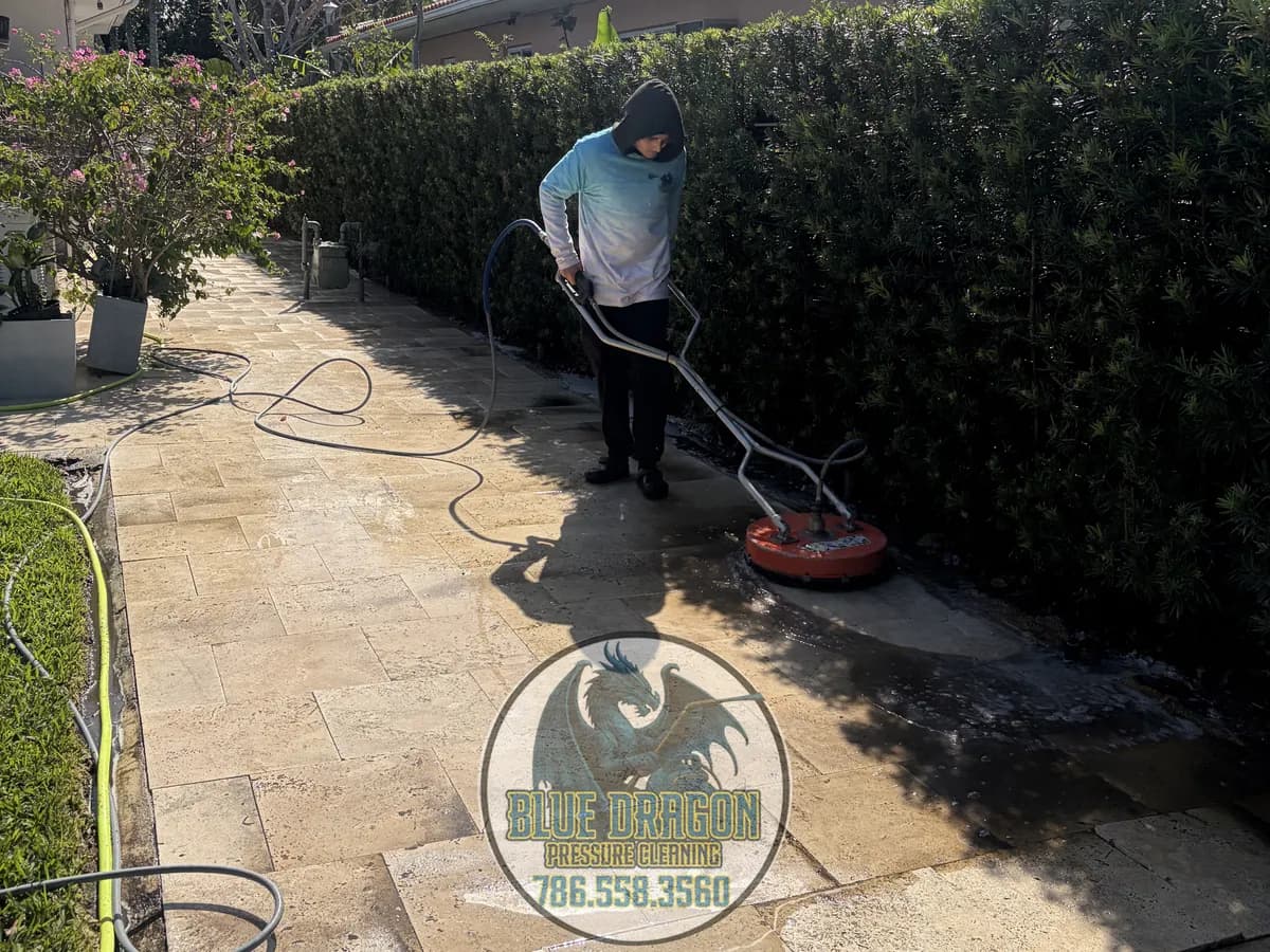 Patio & Deck Cleaning in Miami & Doral | Blue Dragon Pressure Cleaning